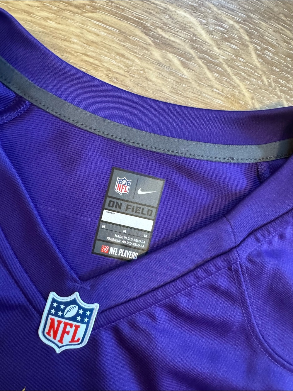 NFL Purple Minnesota Vikings Bridgewater 5 Nike Football Jersey - Sz M - NEW - Picture 4 of 14